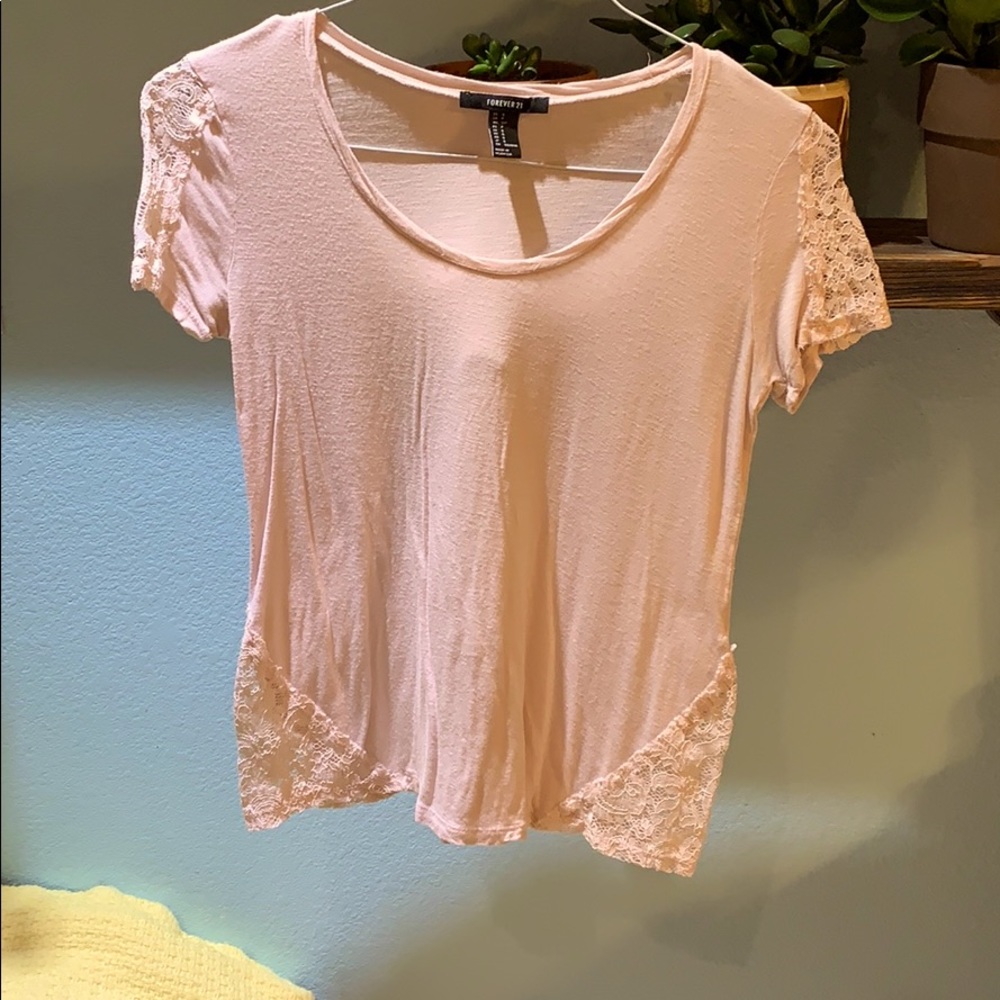 Forever 21 Lace Tshirt